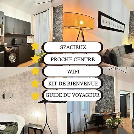 아파트 Laon Magnifique T3 A Deux Pas Du Centre-ville 랭스