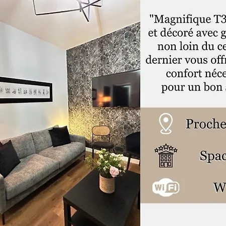 Appartement Laon Magnifique T3 A Deux Pas Du Centre-ville *